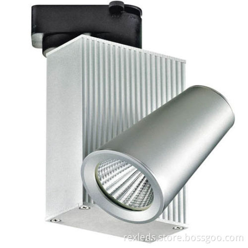 Environmental High Quality Led Track Light Fixtures , 20w / 40w , Black / Silver , Single & Double Head